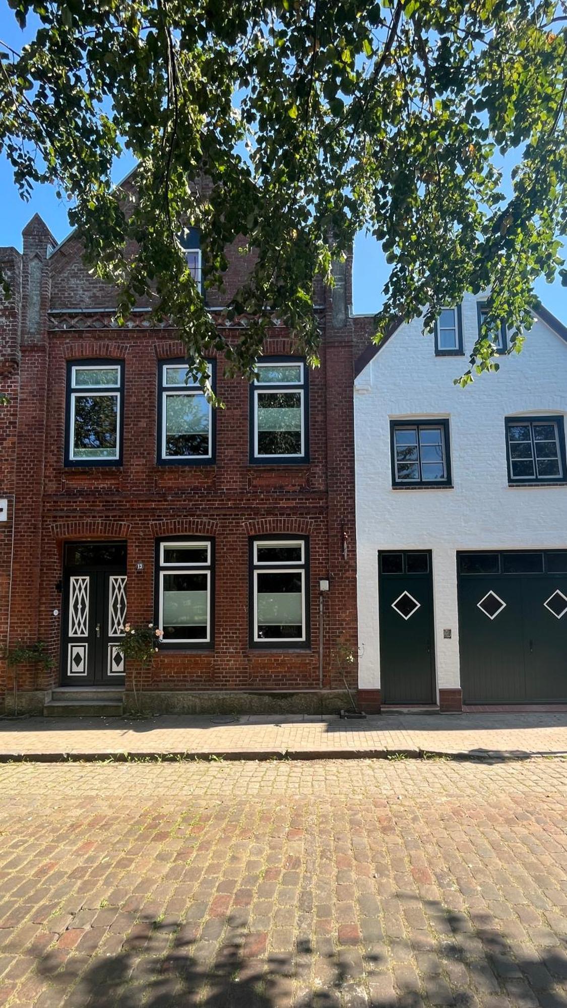 Loftwohnung 2 Simmerdeis An Der Gracht Friedrichstadt Exterior foto
